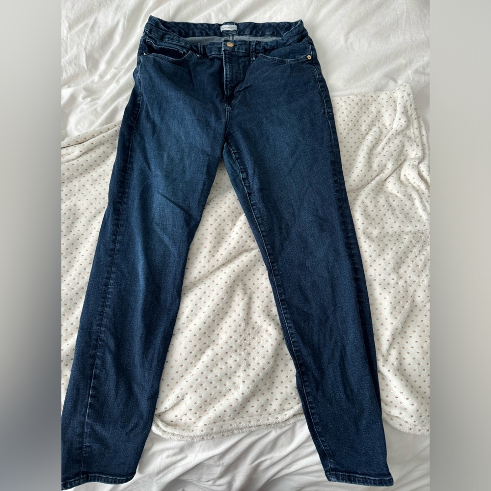 Good American high waisted skinny jeans